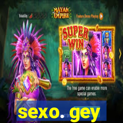 sexo. gey